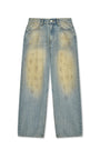 Matin Kim Vintage Dirty Washed Denim Pants — Light Blue