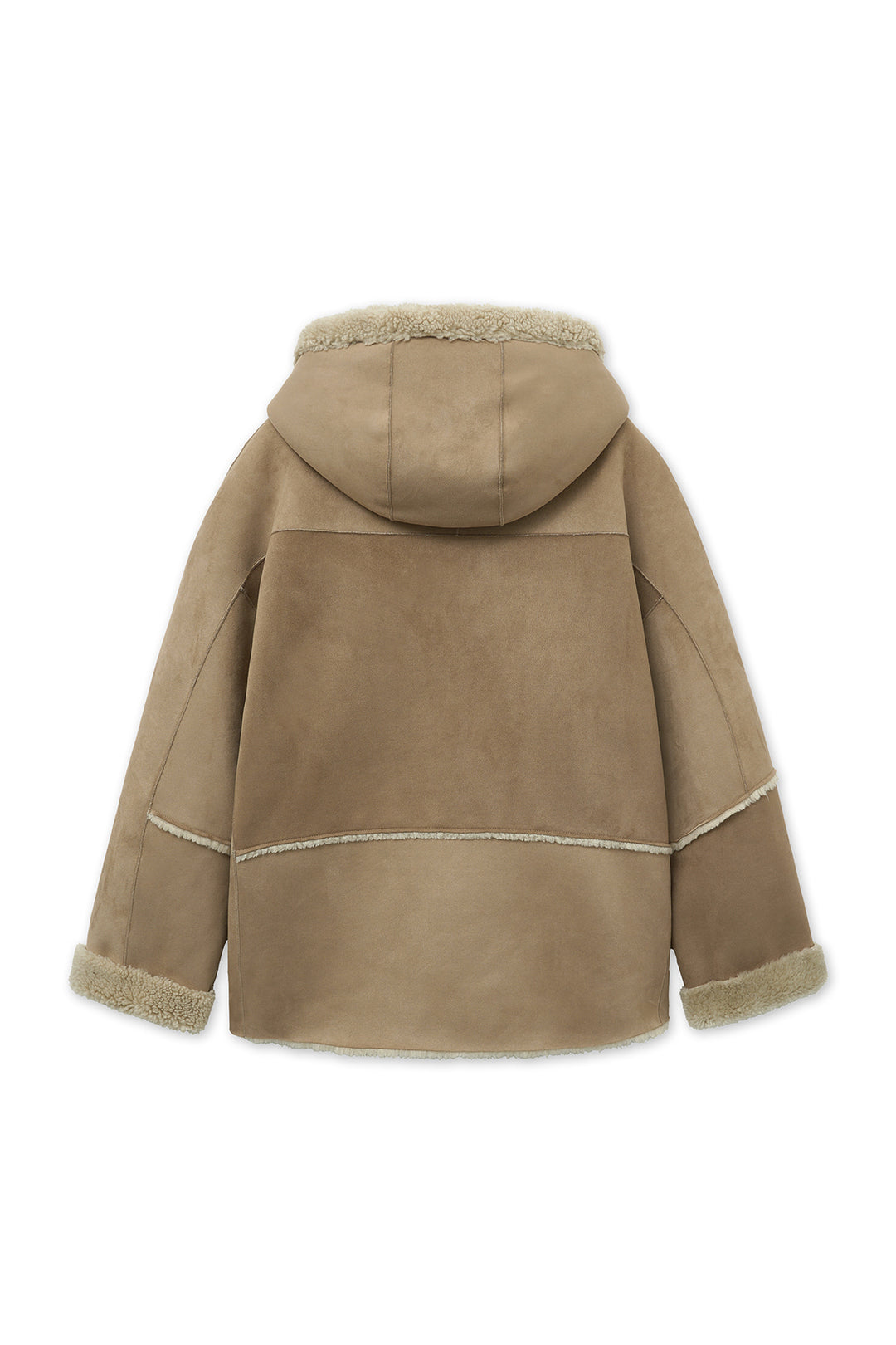 Matin Kim Reversible Hoody Mustang — Beige