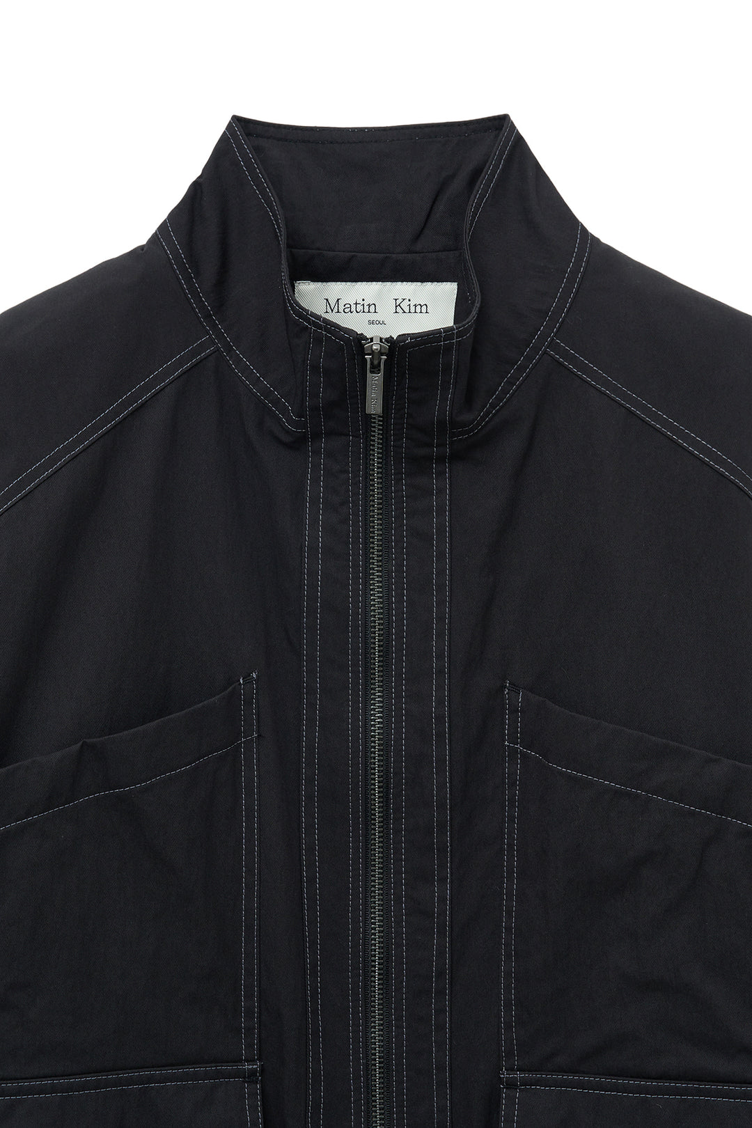 Matin Kim Utility Bomber Jumper — Black