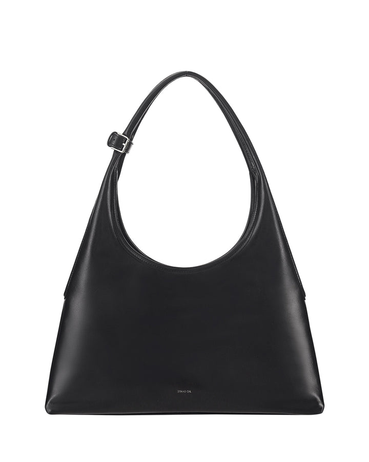 Stand Oil Ringo Bag Mini — Reversible Canvas &amp; Leather — Black