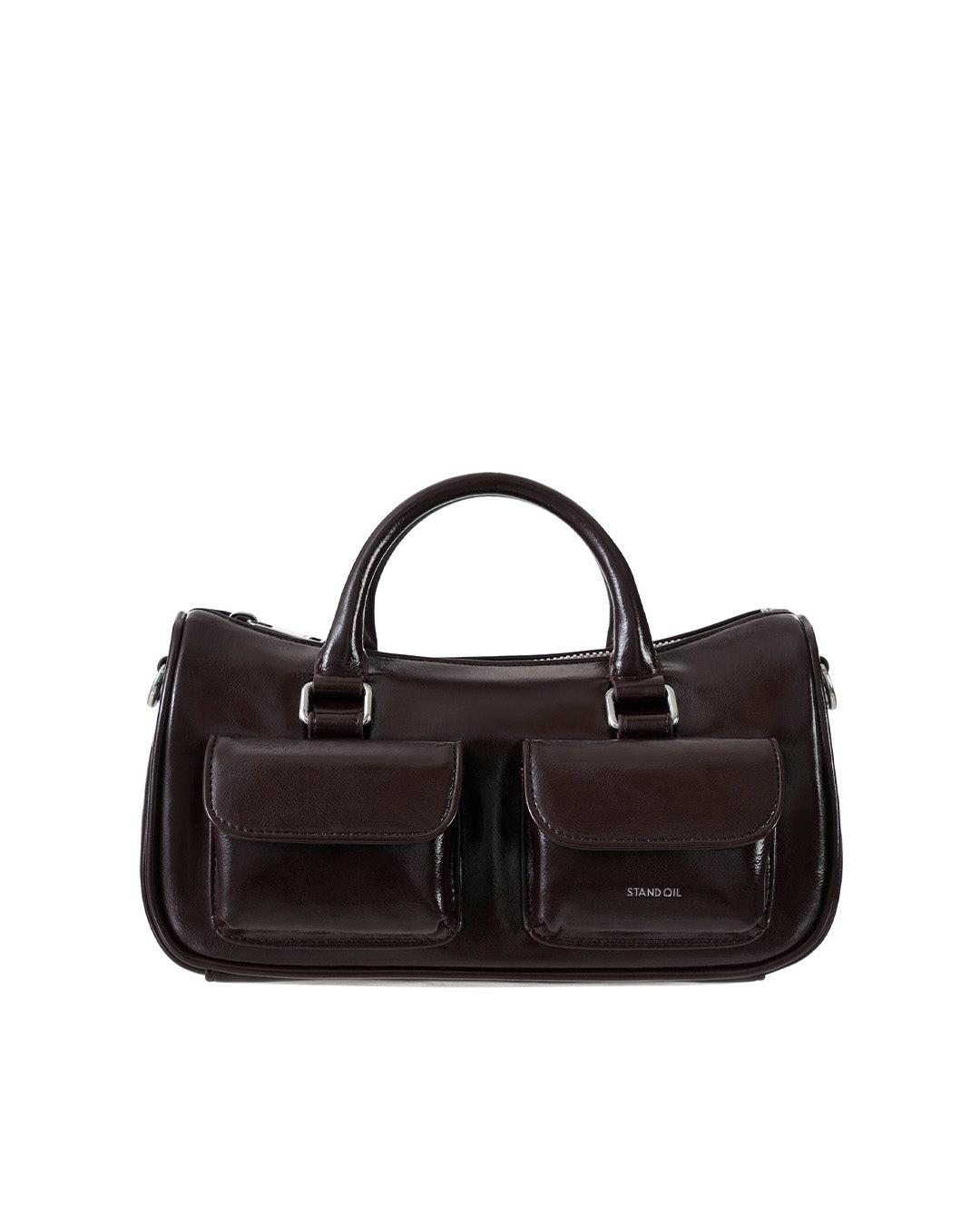 Stand Oil Chubby Half Bag — Maroon
