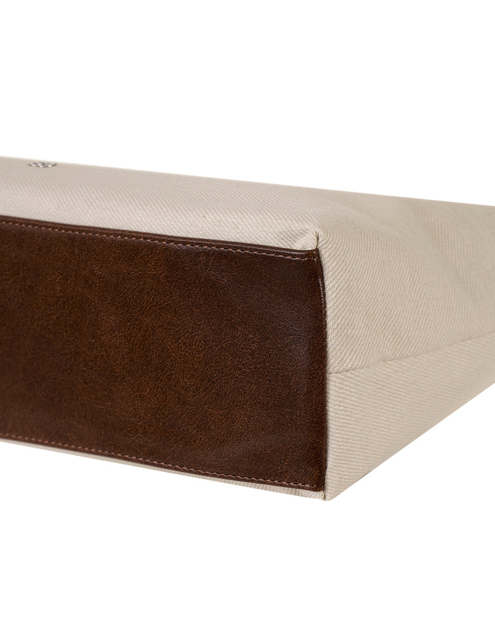 Stand Oil Ringo Bag — Reversible Canvas Crossbody — Canvas Brown