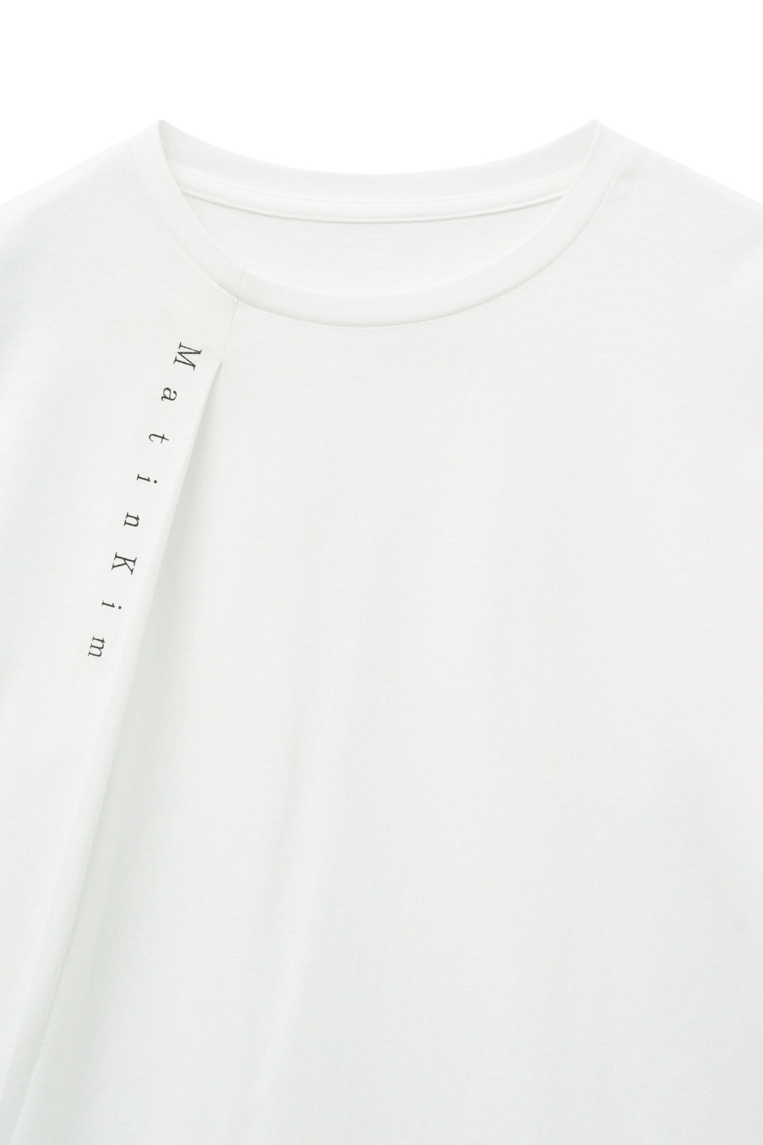 Matin Kim Tuck Point Long Sleeve Top — White