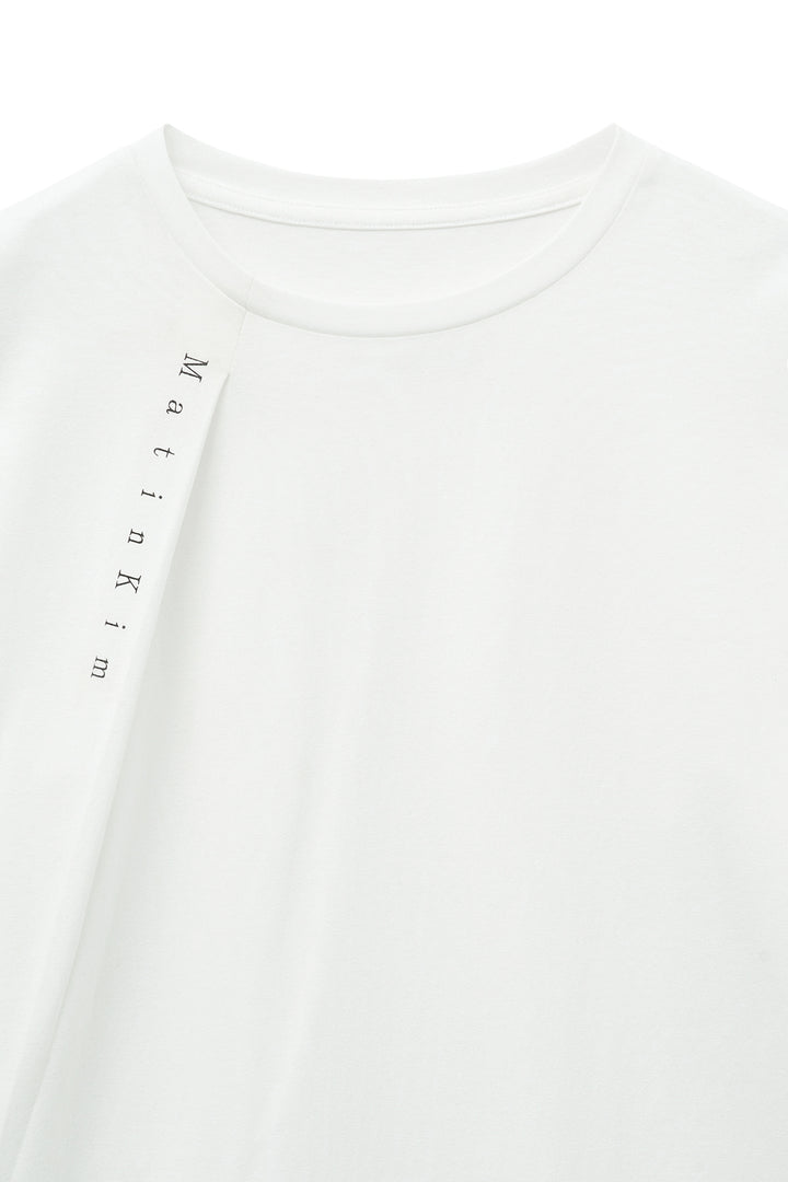 Matin Kim Tuck Point Long Sleeve Top — White