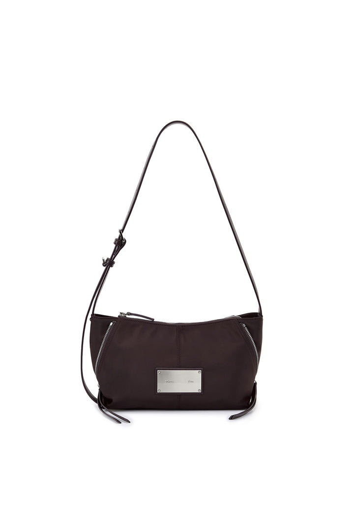 Matin Kim Side Zipper Two-Way Nylon Bag — Wine