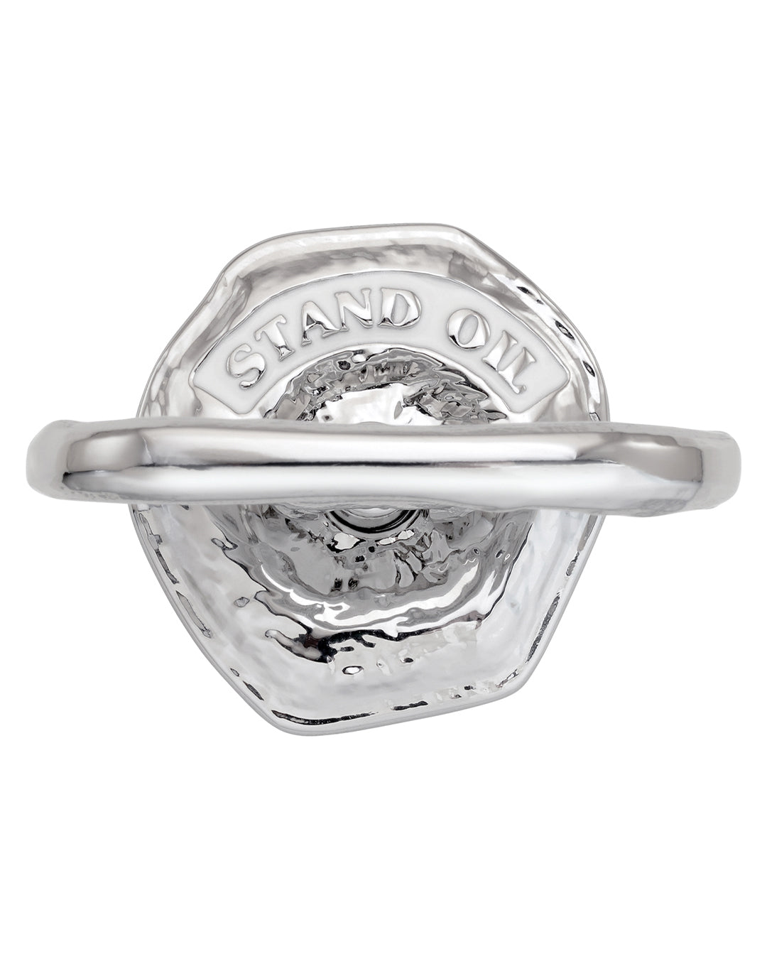 Stand Oil Door Handle Gripring — Silver