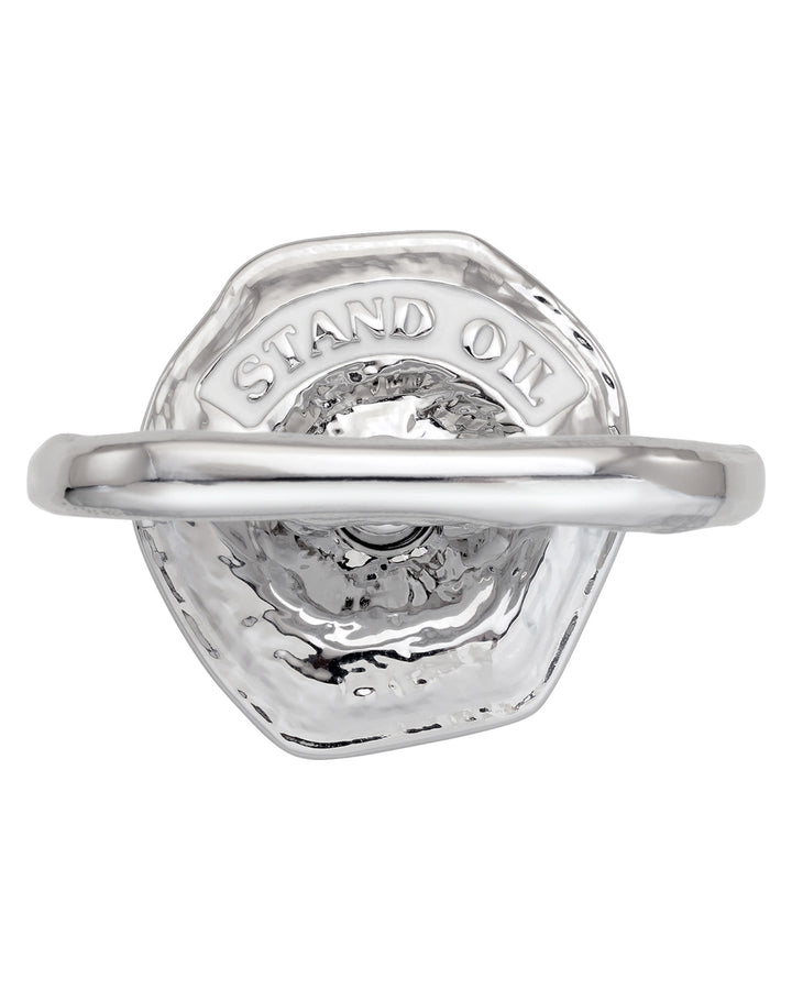 Stand Oil Door Handle Gripring — Silver