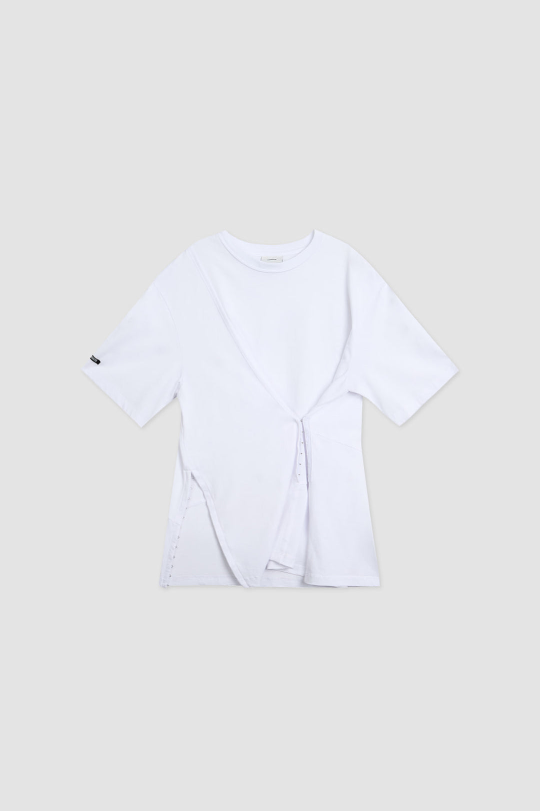 KIMMATIN Hook and Eye Point Two Way Top — White