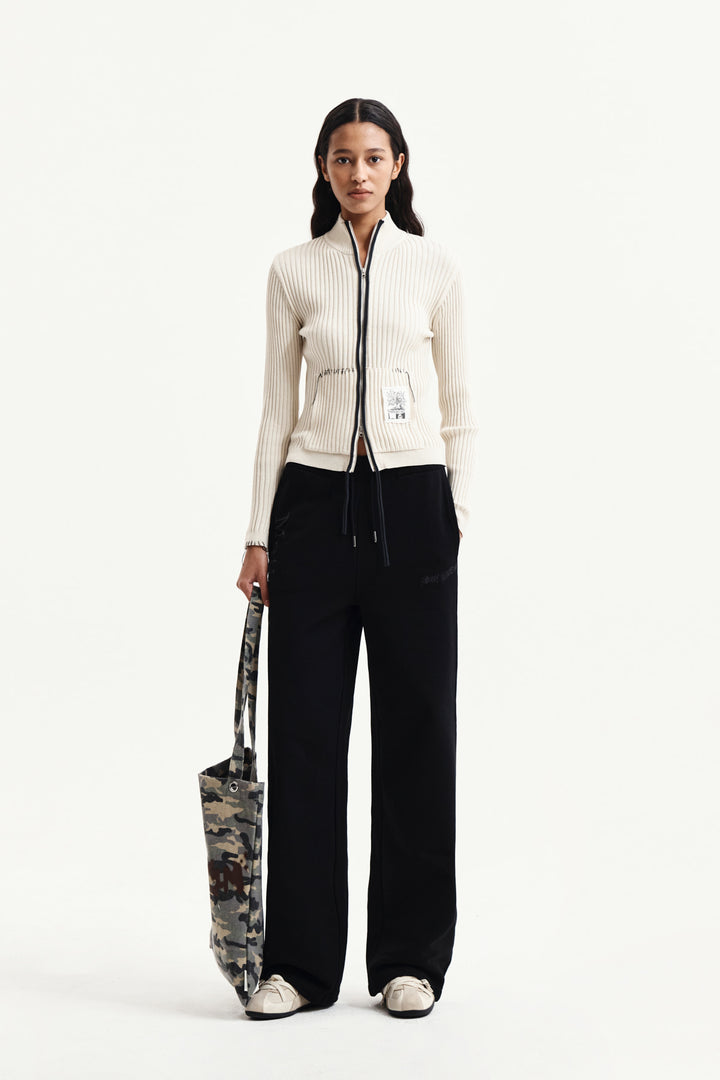 Matin Kim Handcraft Slim Fit Cardigan — Beige