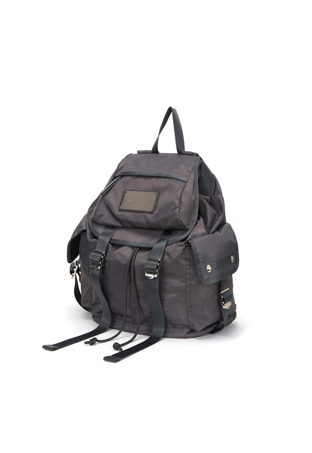Matin Kim Pocket Utility Large Backpack — Charcoal