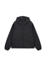 Matin Kim Back Logo Hoody Wind Breaker — Black