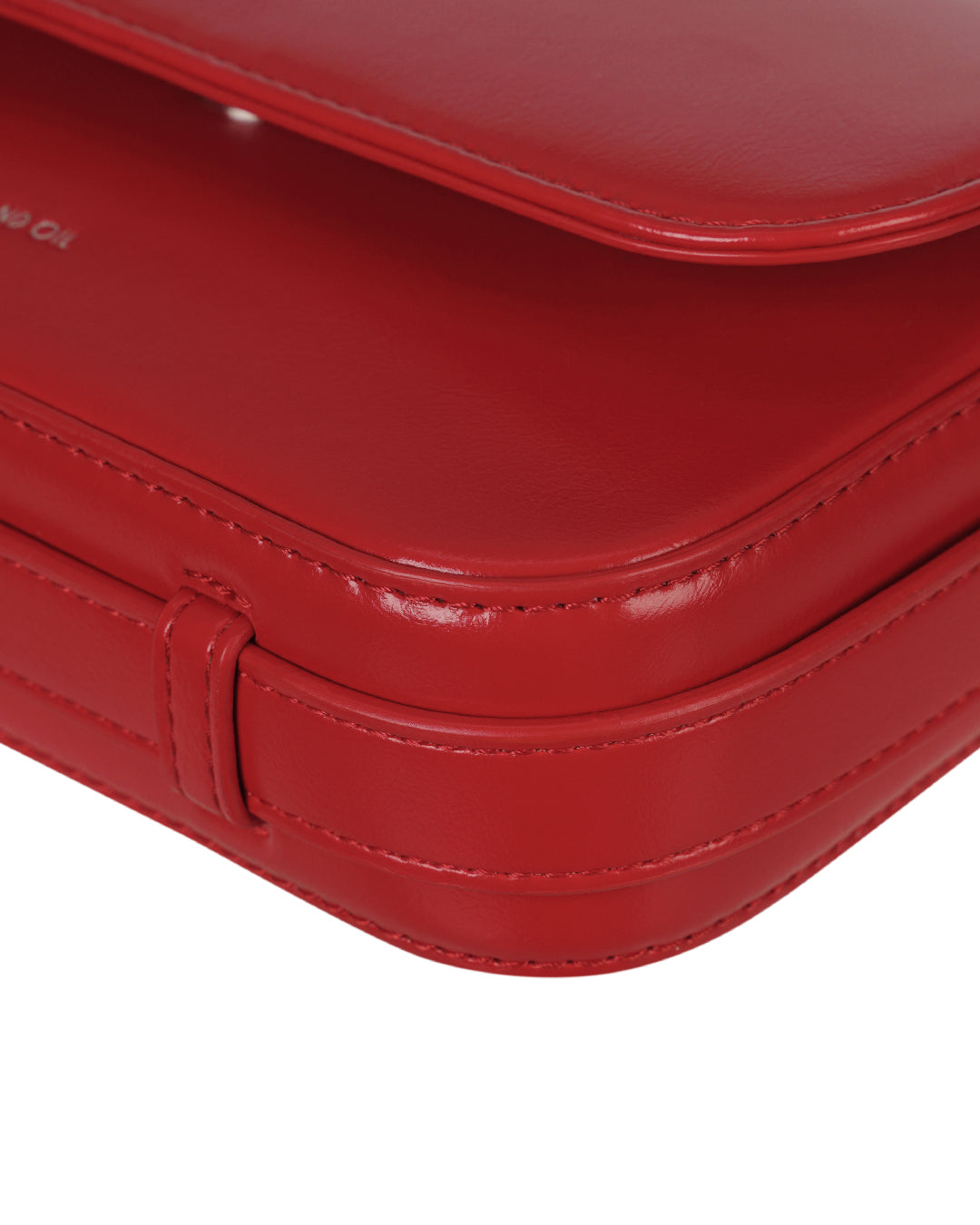 Stand Oil Riddle Bag — Minimal Crossbody — Red