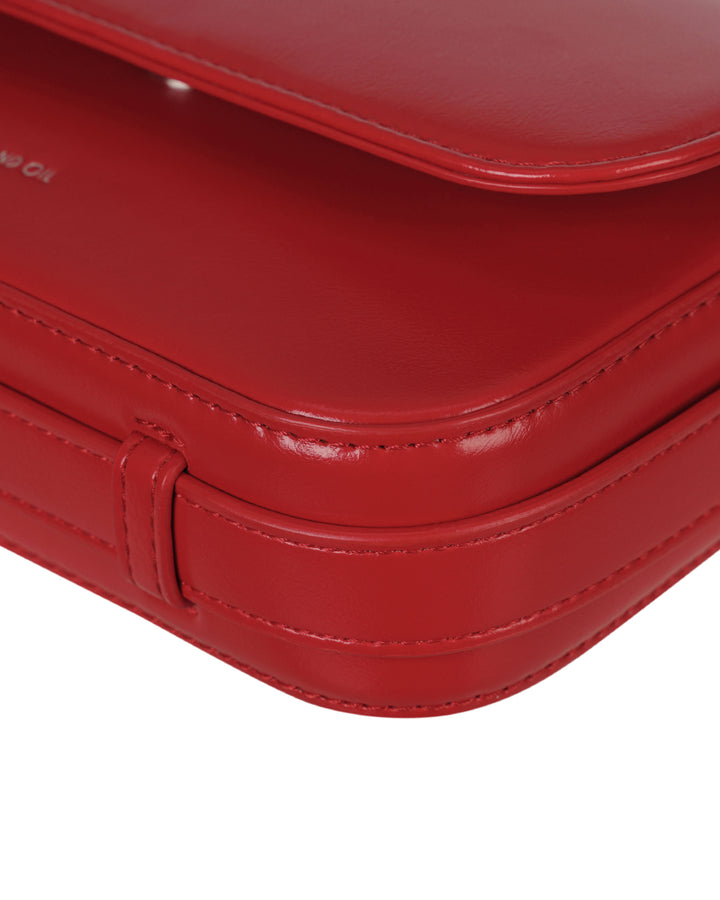 Stand Oil Riddle Bag — Minimal Crossbody — Red