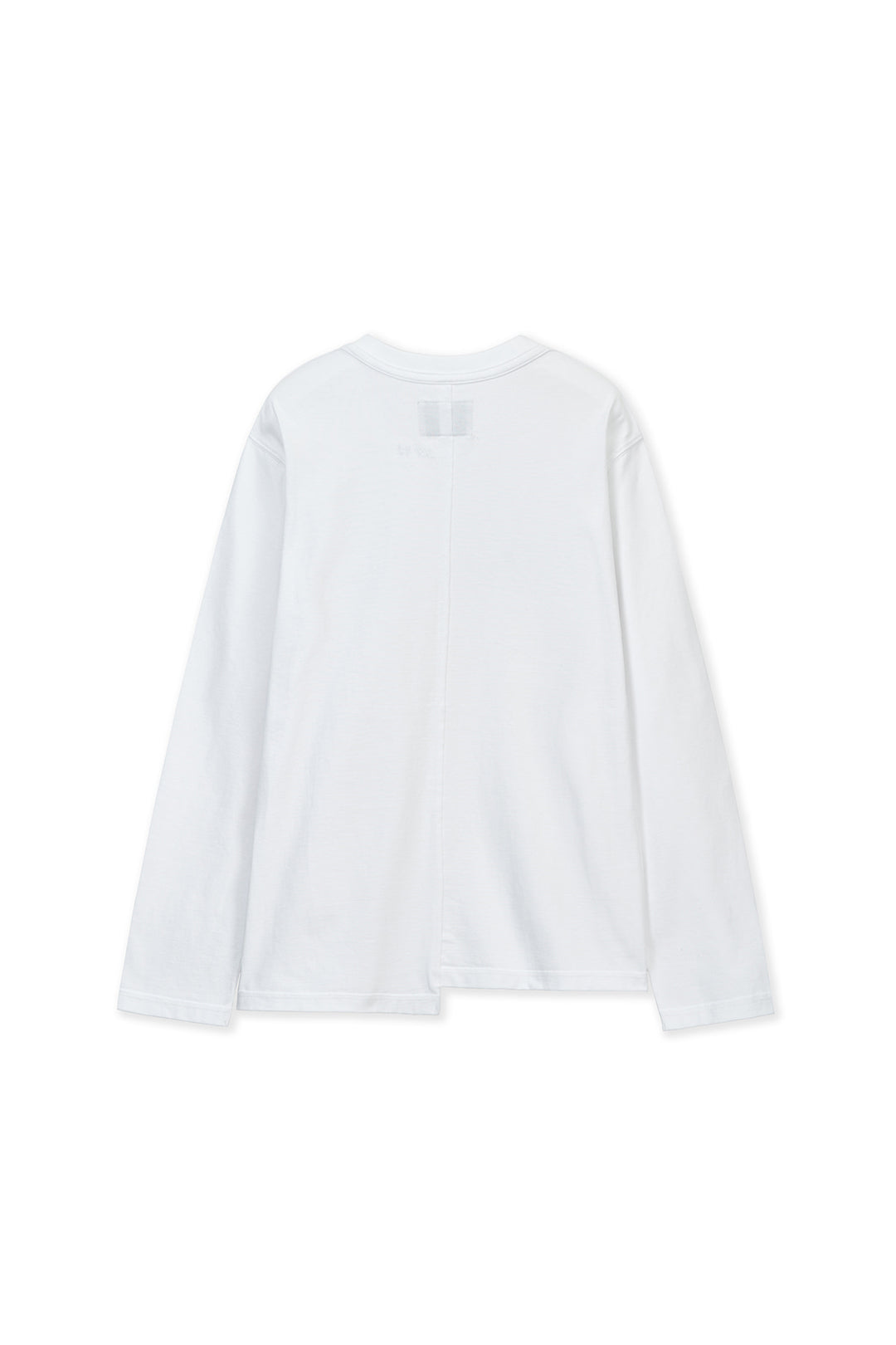 Matin Kim Asymmetric Logo Top — White