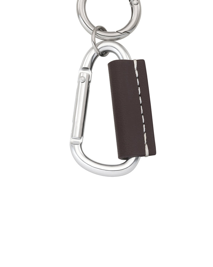 Stand Oil Dust Link Charm — Western Key Ring — Silver