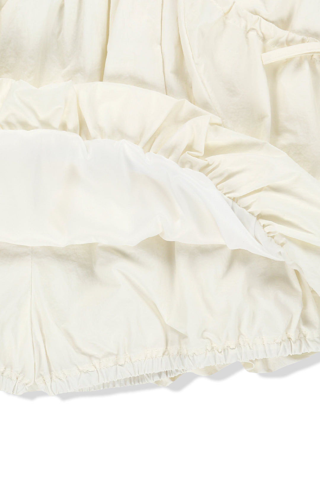 Matin Kim Strap Detail Balloon Skirt — Ivory
