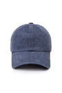 Matin Kim Washed Circle Logo Ball Cap — Navy blue