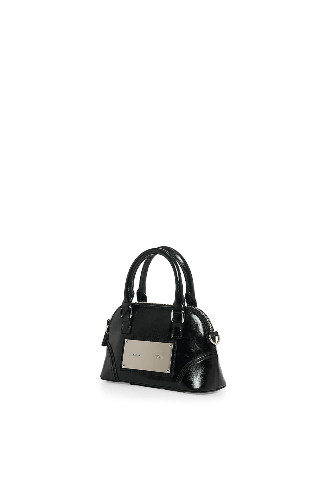 Matin Kim Curve Zip Mini Bag — Black