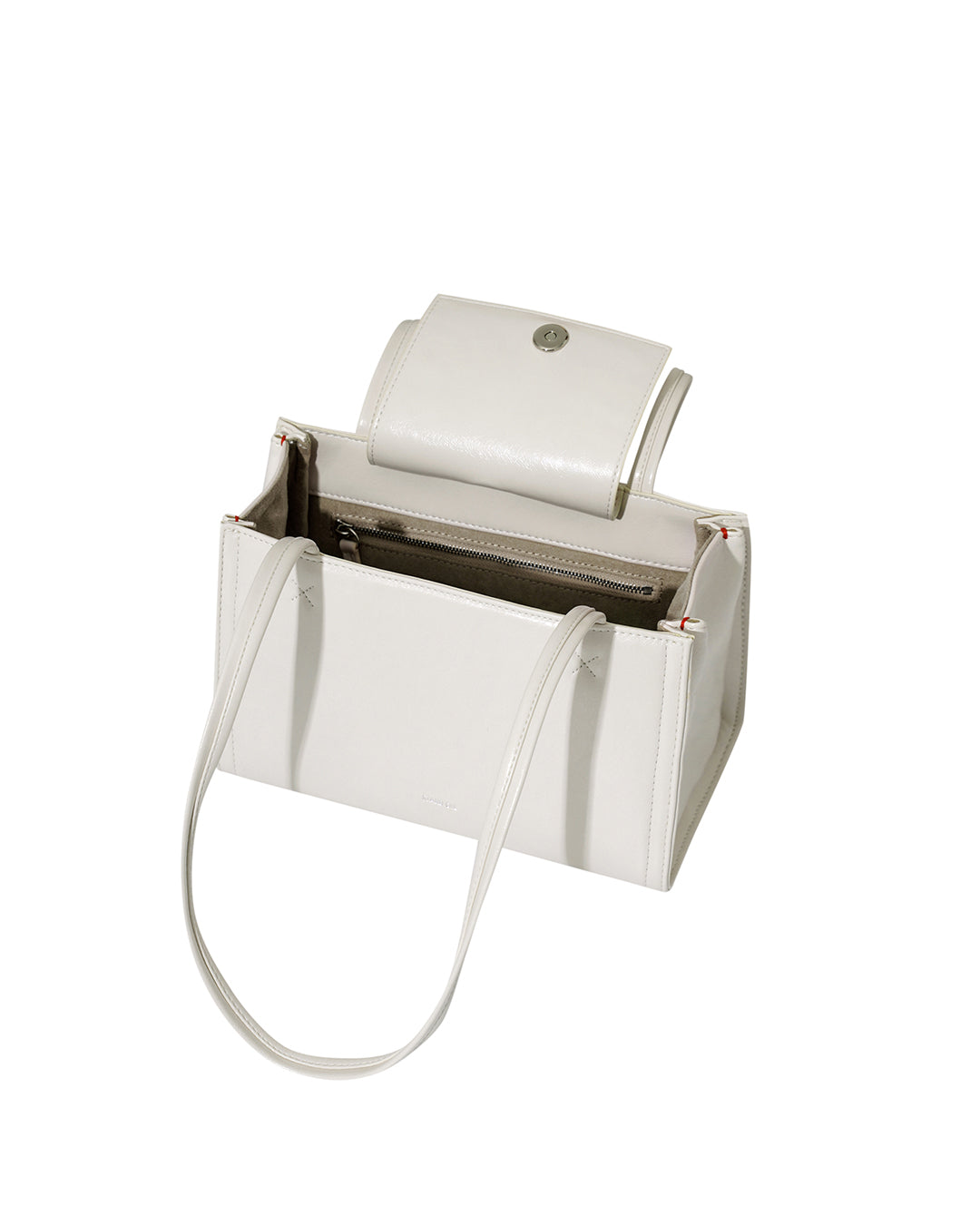 Stand Oil Oblong Tiny Shoulder Bag — Cream