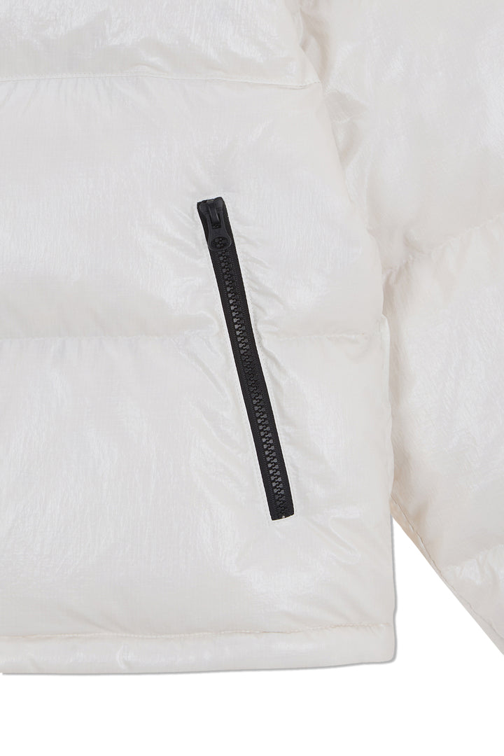 Matin Kim Small Logo Volume Down Jumper — Ivory