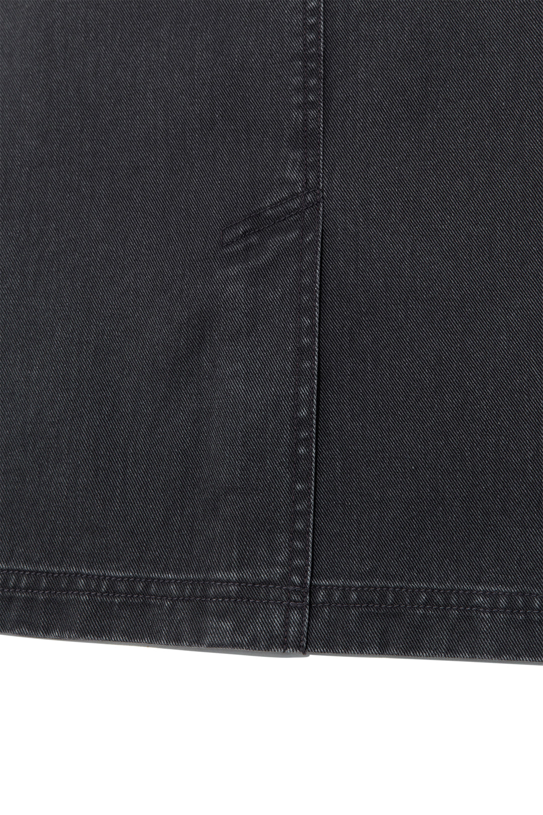 Matin Kim Side Pocket Point Midi Skirt — Charcoal