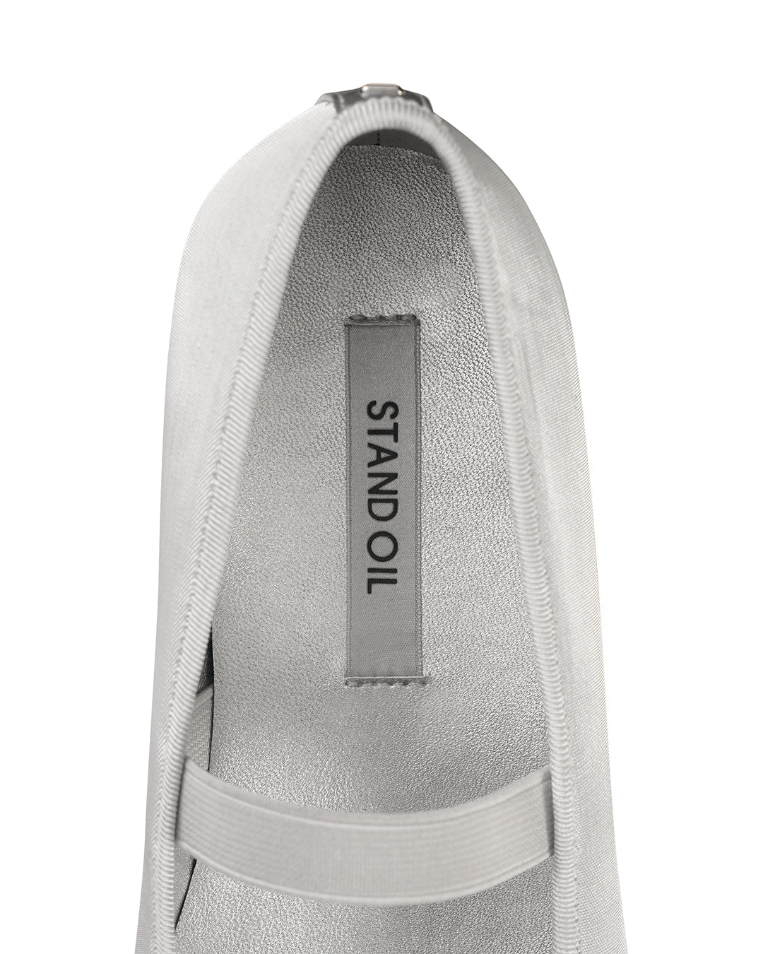 Stand Oil Faye Mary Jane — Semi-Square Flat — Mesh Silver
