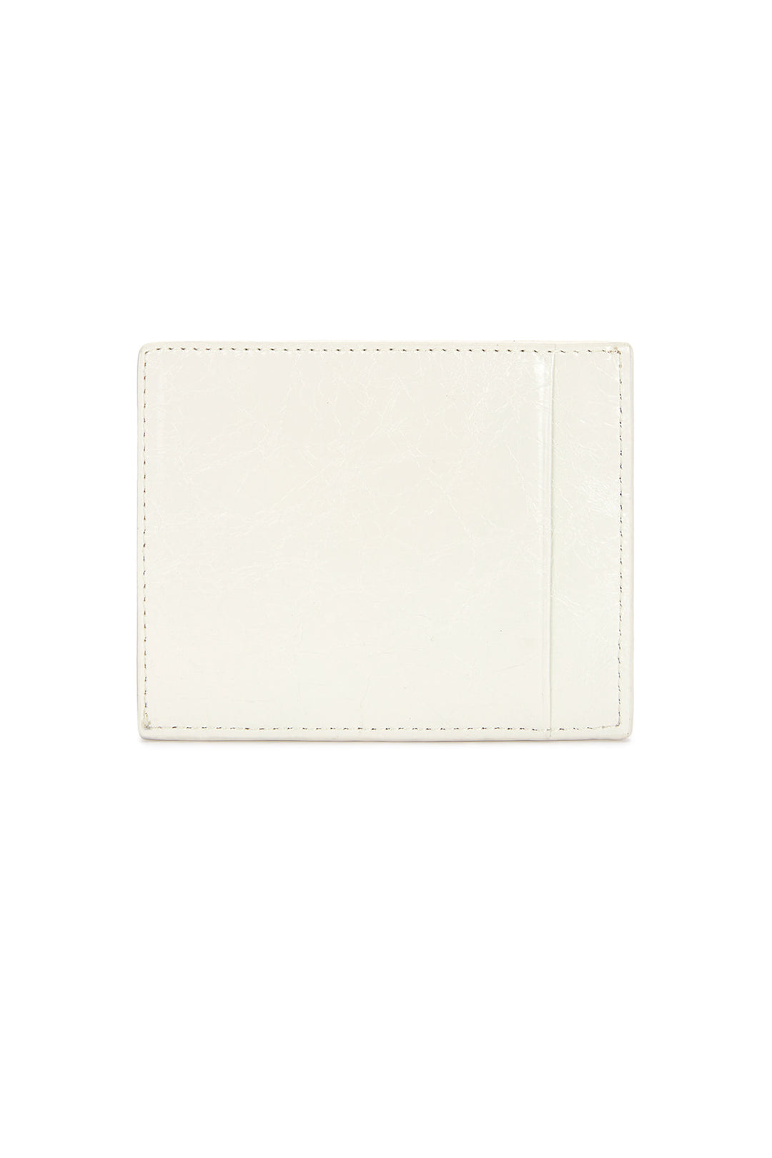 Matin Kim Glossy Slim Metal Card Holder — Ivory