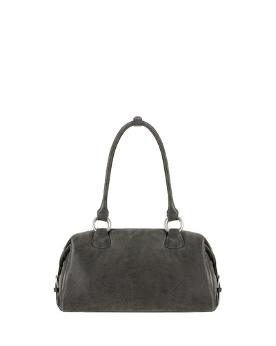 Stand Oil Zuni Bag — Washed Leather Crossbody — Gray