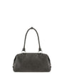 Stand Oil Zuni Bag — Washed Leather Crossbody — Gray