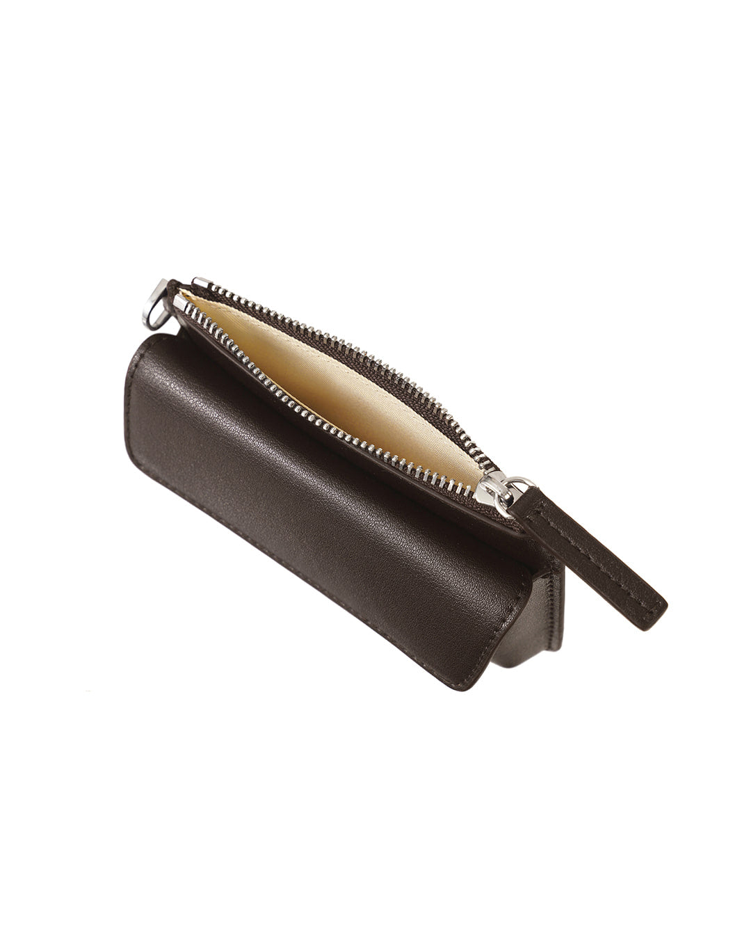 Stand Oil Chubby Zipper Wallet — Maroon