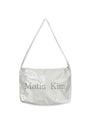 Matin Kim Glossy Light Two Way Bag — Ivory