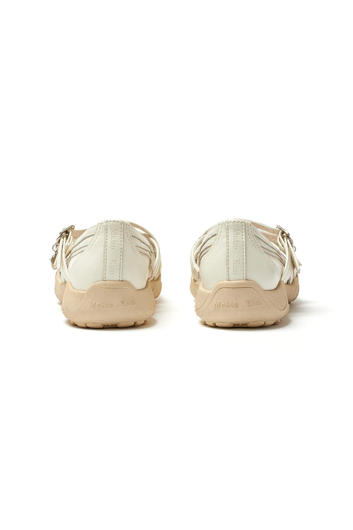 Matin Kim Mesh Mary Jane Sneaker — Ivory