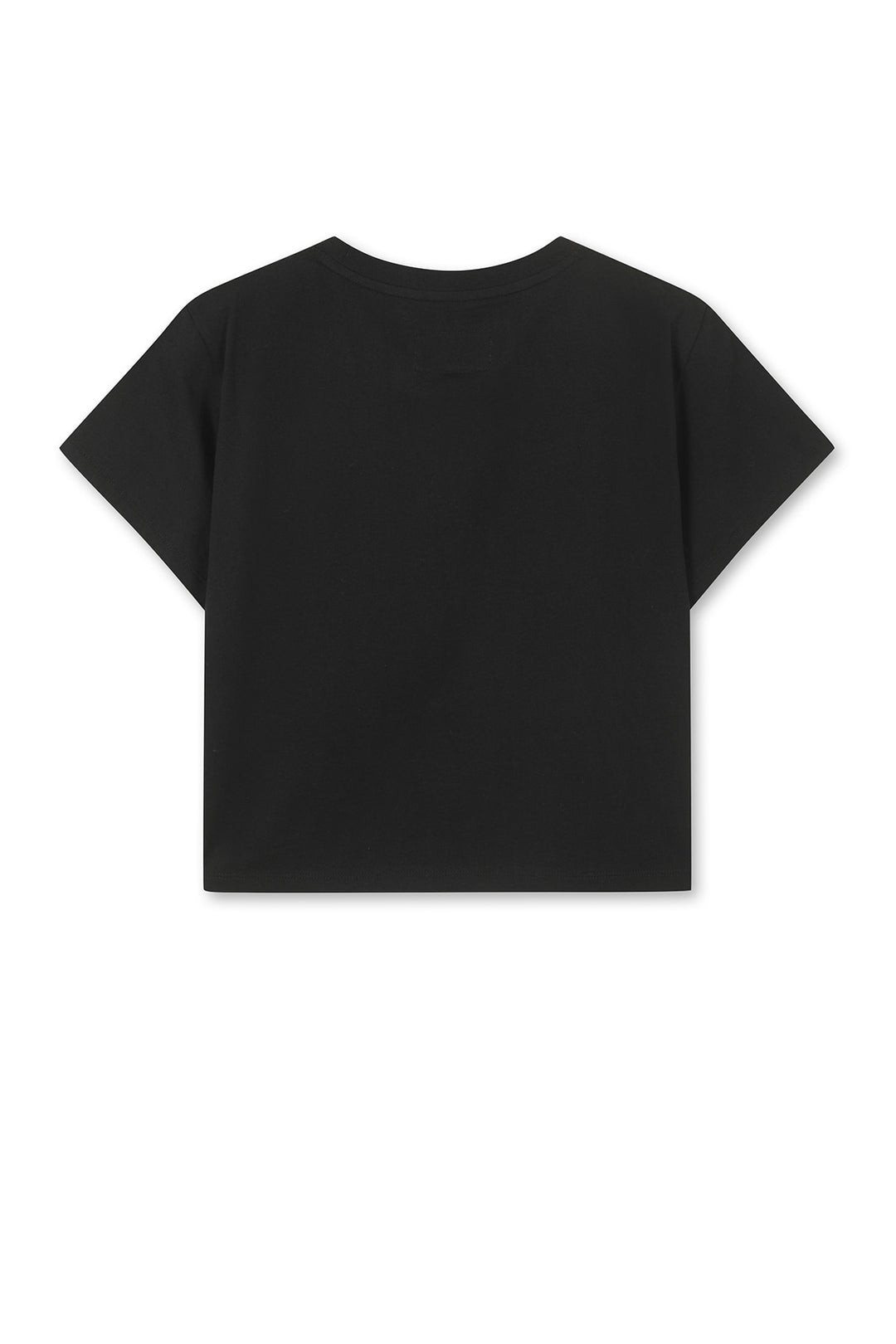 Matin Kim Logo Crop Top — Black