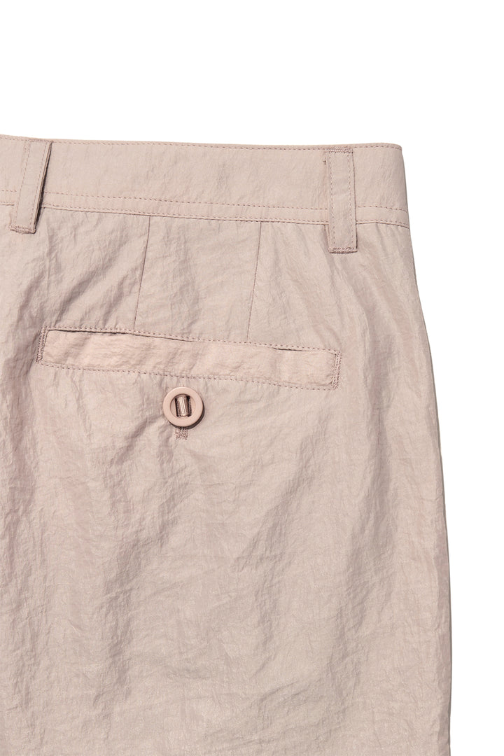 Matin Kim String Nylon Cargo Pants Light — Pink