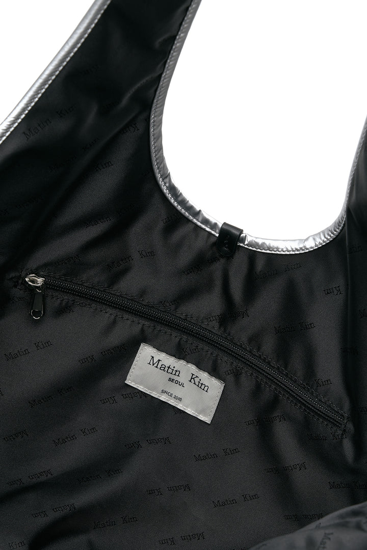 Matin Kim Logo Quilting Ecobag — Silver