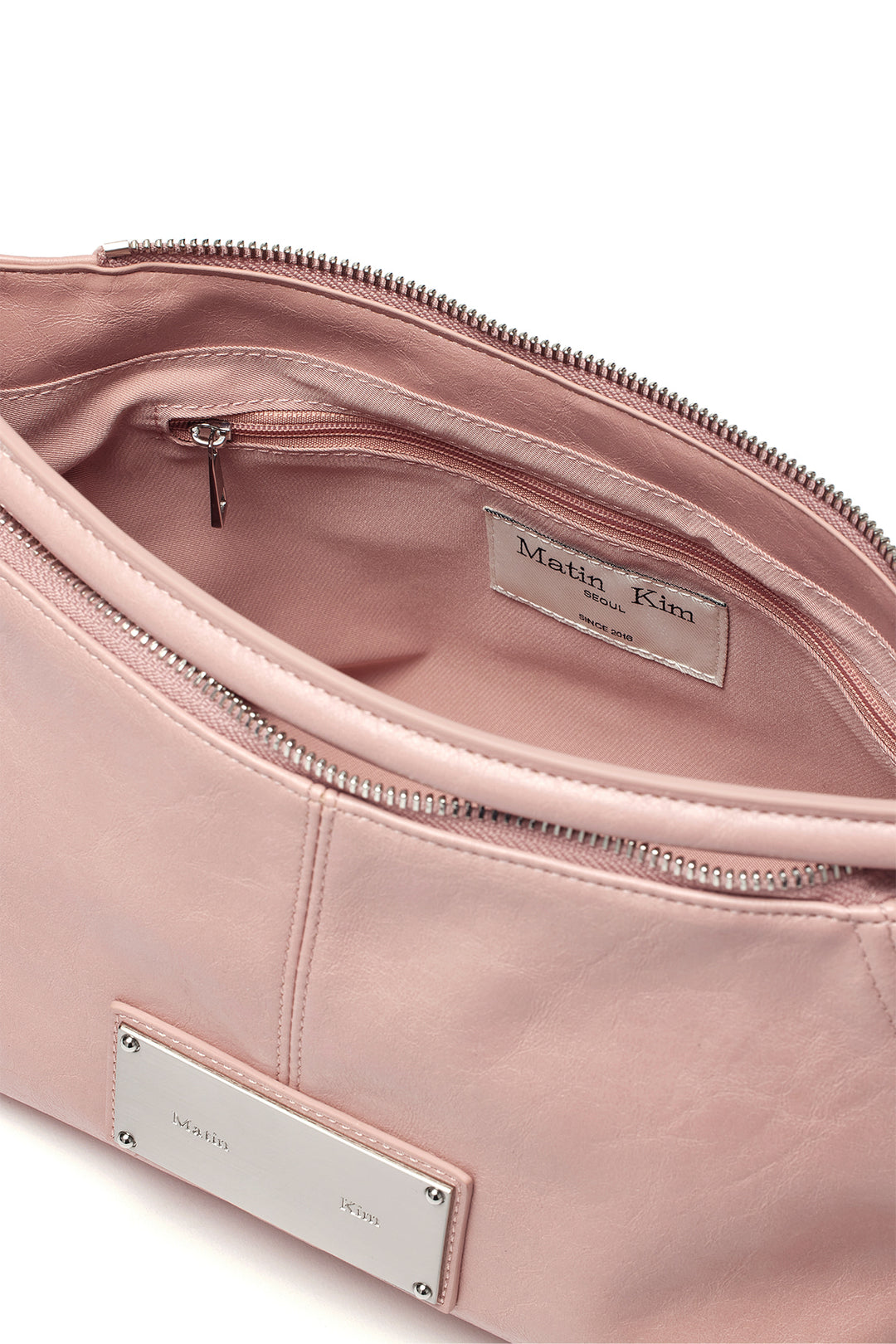 Matin Kim Side Zipper Two Way Bag — Pink