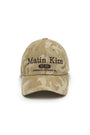 Matin Kim Camouflage Logo Ball Cap — Beige