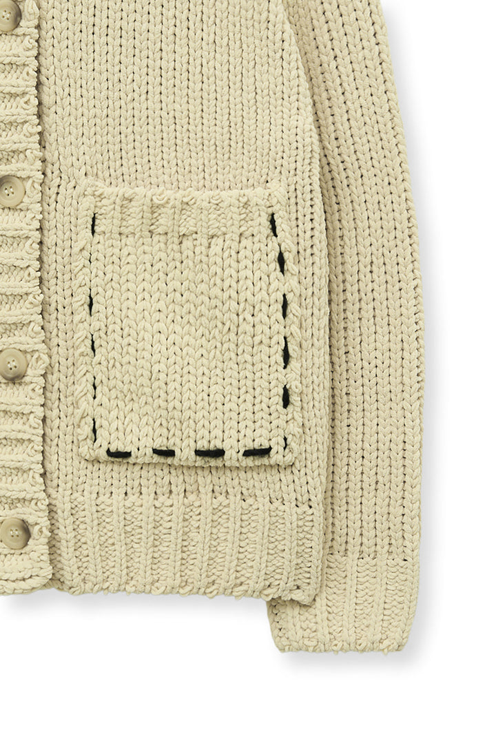 Matin Kim Handmade Collar Knit Cardigan