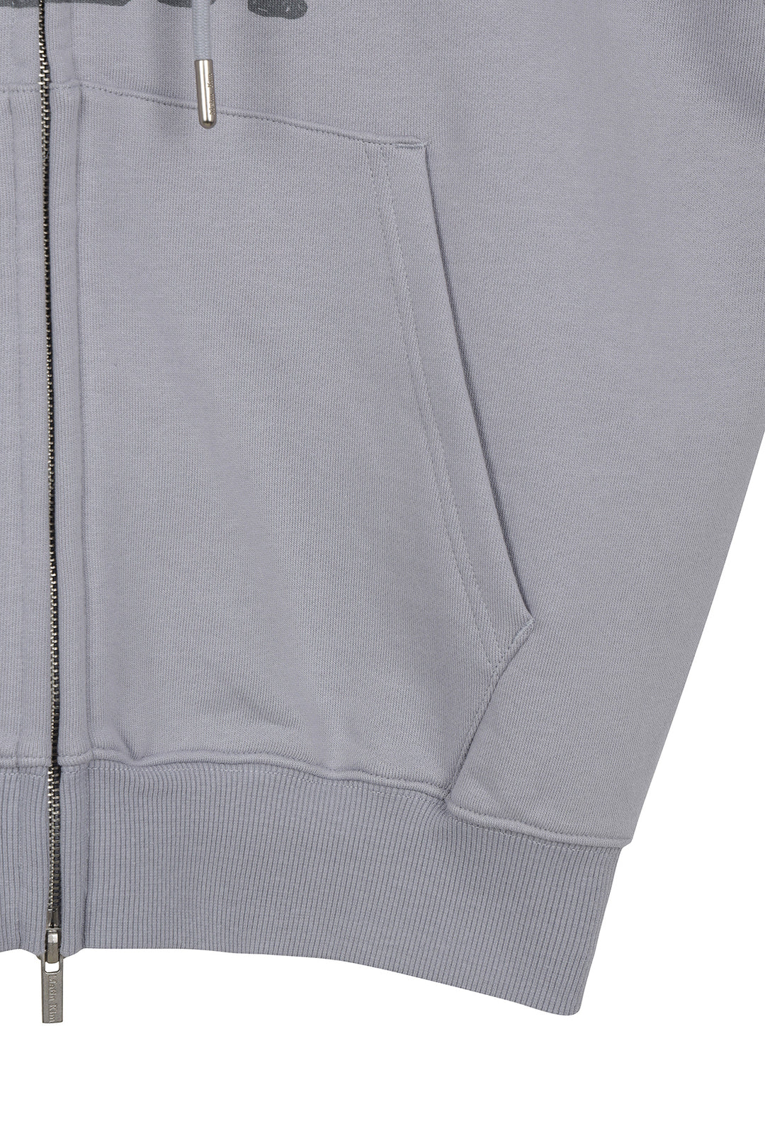 Matin Kim Graffiti Artwork Zip Hoody — Smoke — Blue