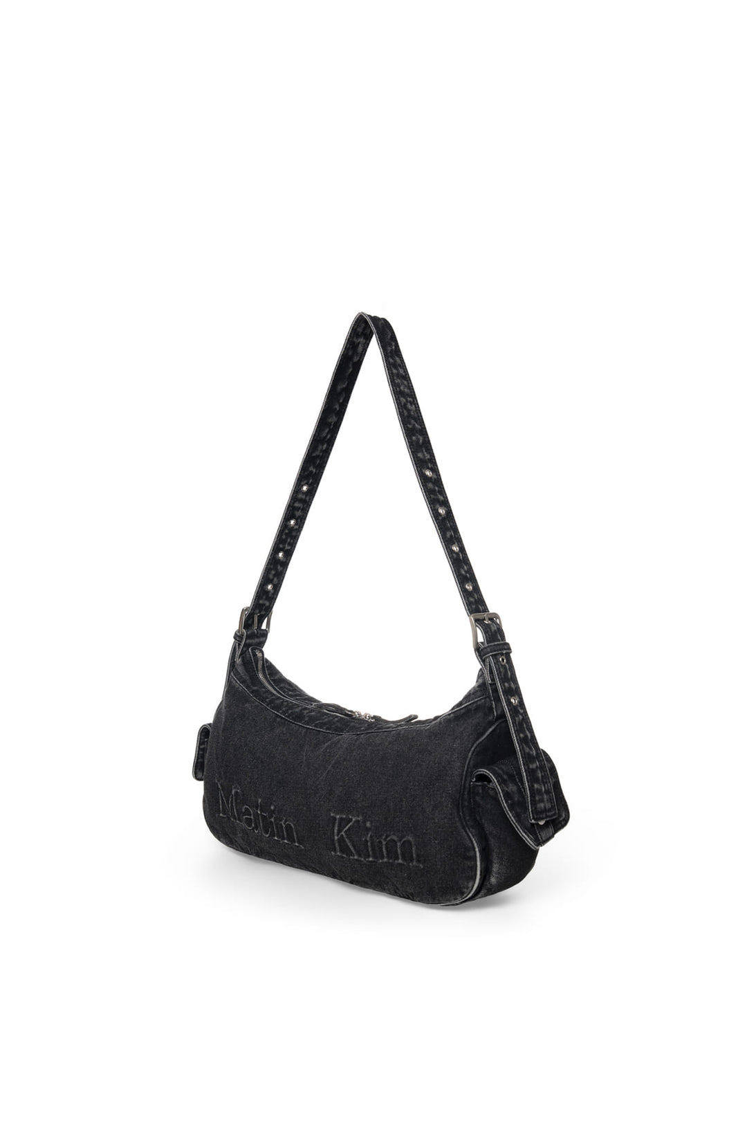 Matin Kim Dust Denim Side Pocket Bag — Black
