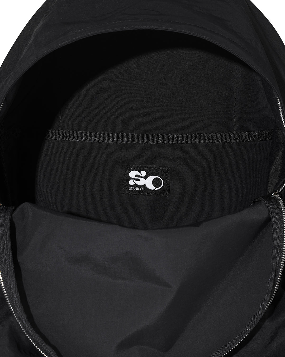 Stand Oil Tied Backpack — Black