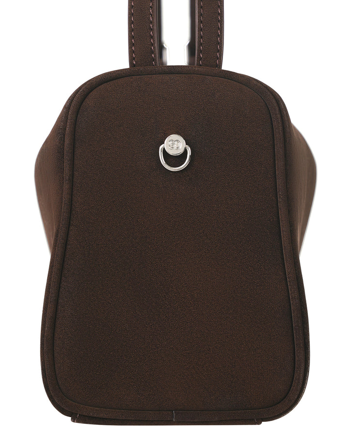 Stand Oil Melly Bag — Glossy Wrinkle Leather — Maroon