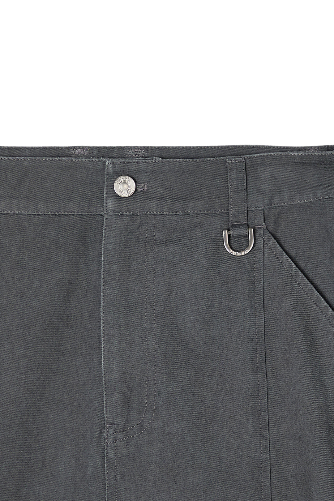Matin Kim Washed Mermaid Long Skirt — Charcoal