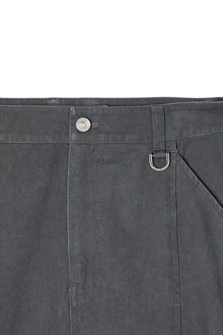 Matin Kim Washed Mermaid Long Skirt — Charcoal