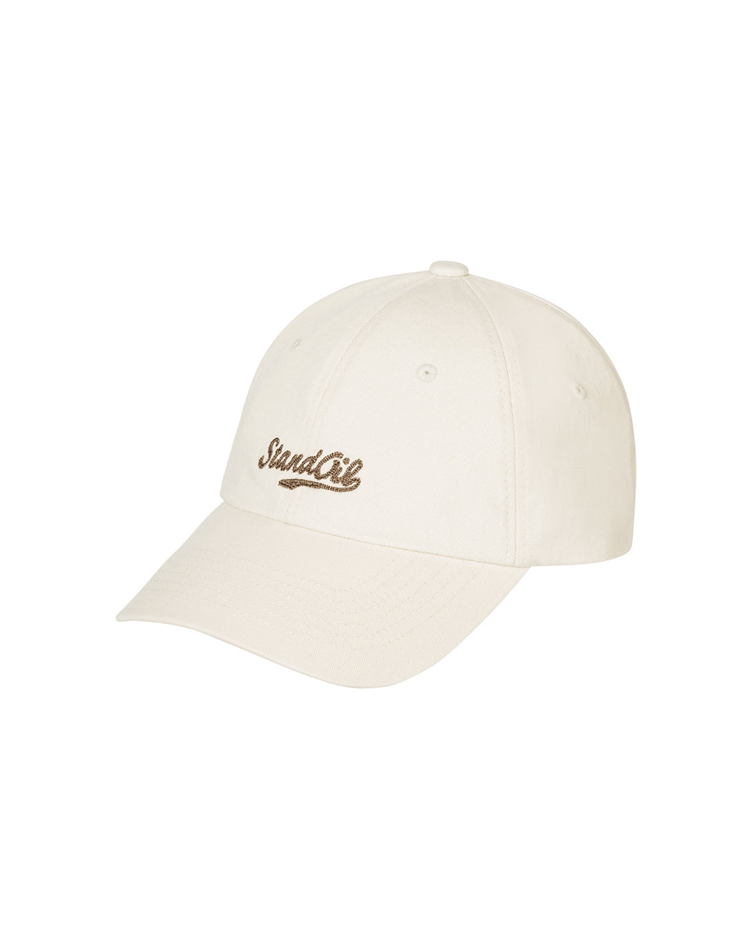 Stand Oil Logo Ball Cap — Cream