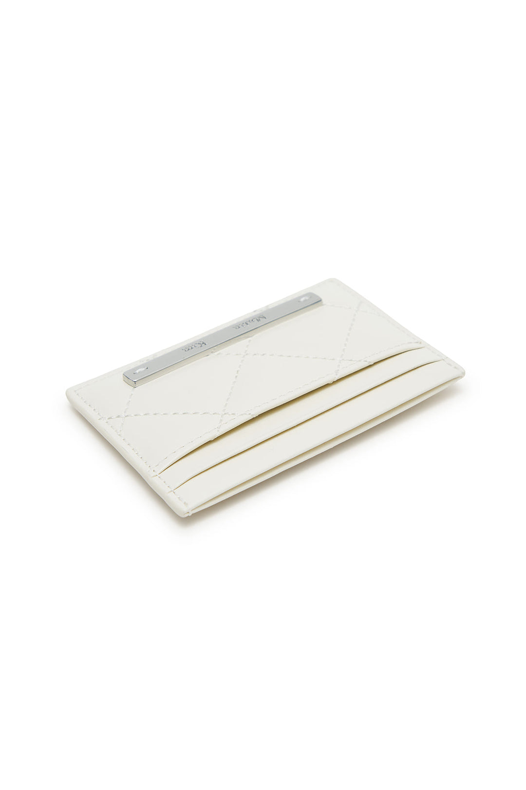 Matin Kim Puff Quilt Card Wallet — Ivory