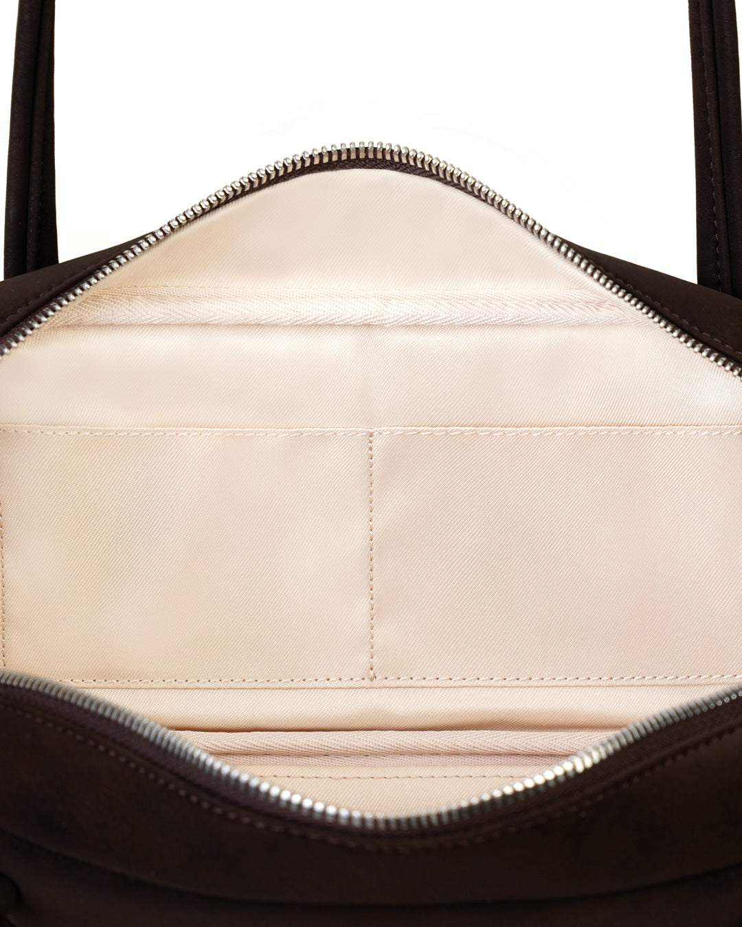 Stand Oil More Baguette Bag — Suede maroon
