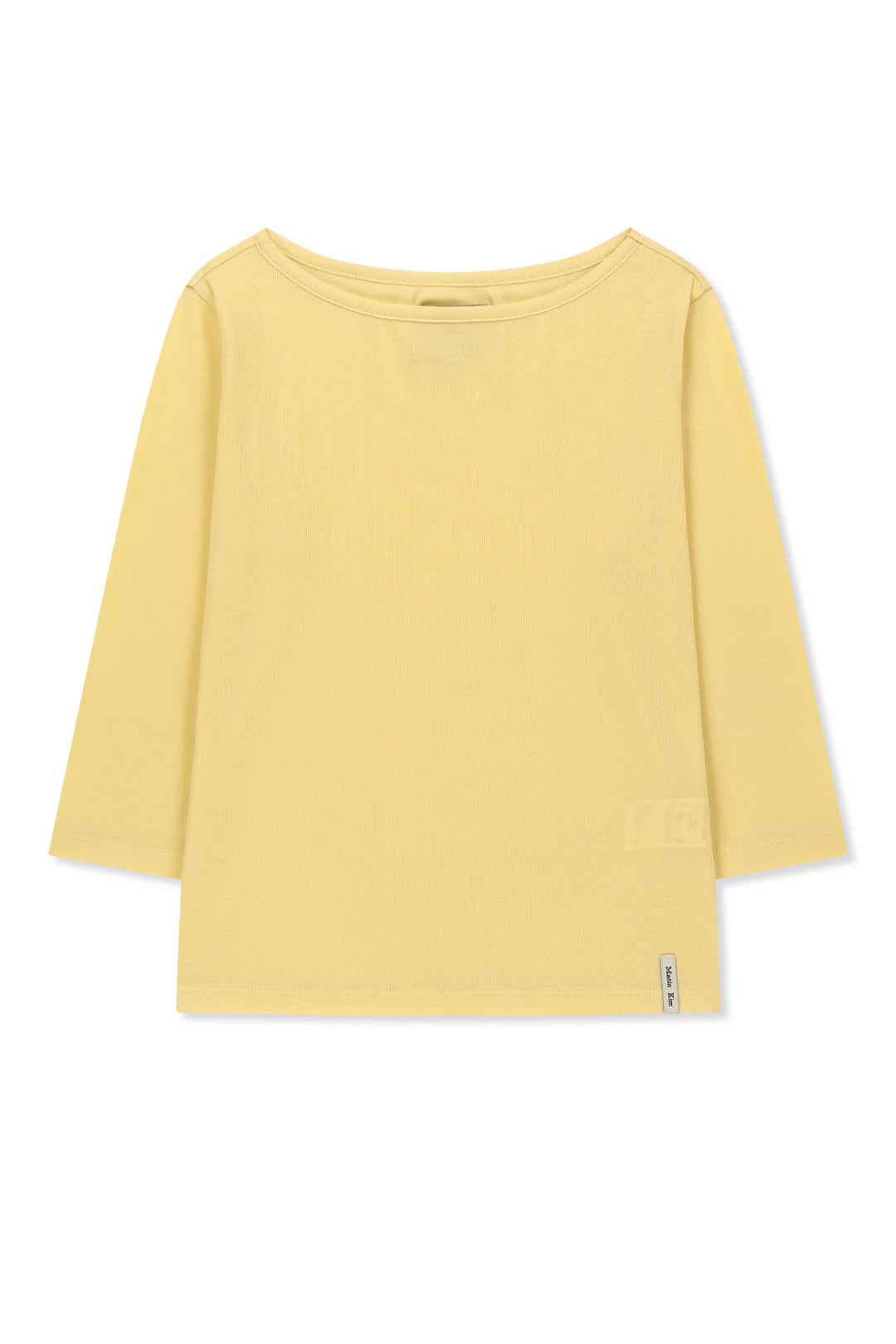 Matin Kim 3/4 Sleeve Layered Tank Top — Yellow