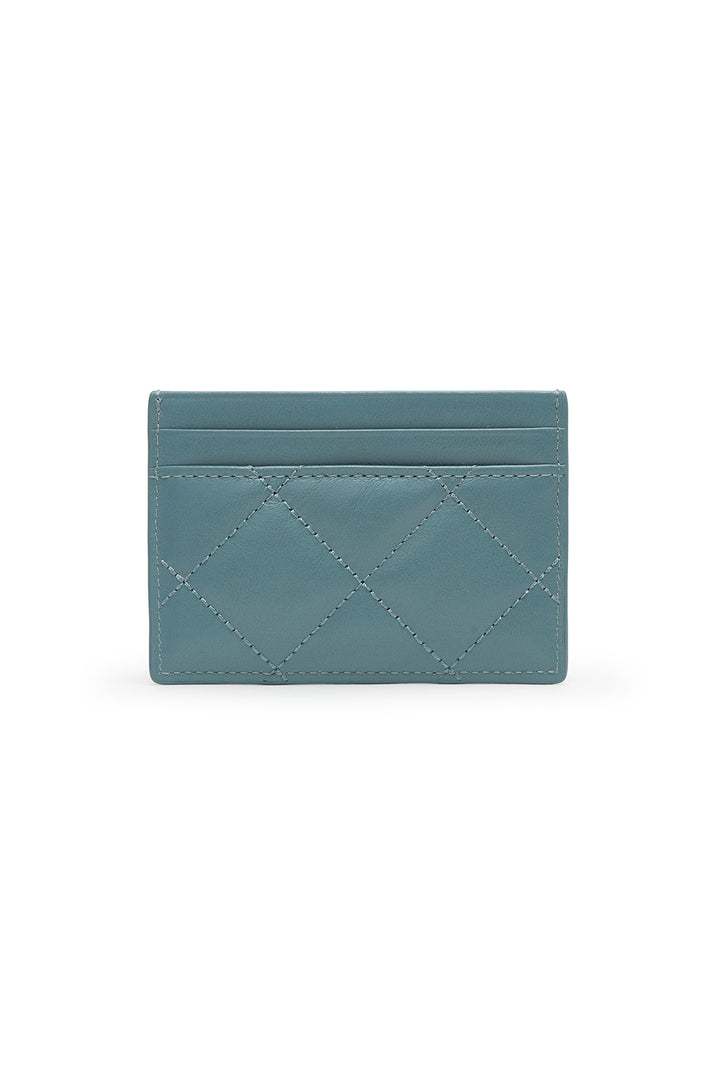 Matin Kim Puff Quilt Card Wallet — Blue