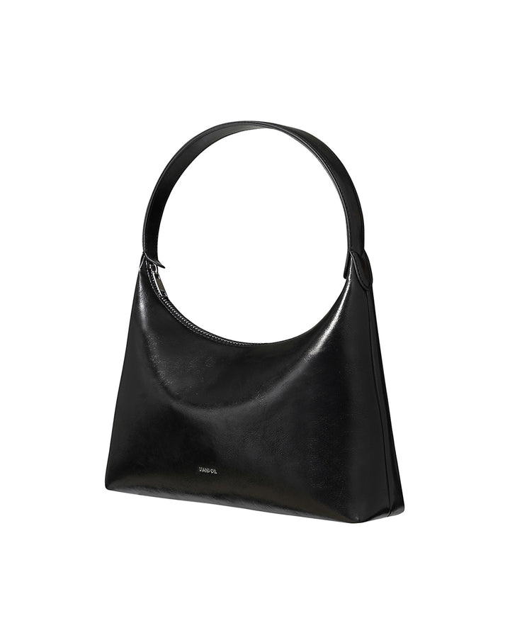 Stand Oil Plump Bag — Triangle Shoulder — Black